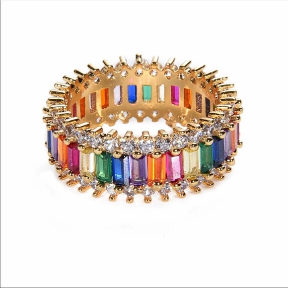 Sephora | Jewelry | Gorgeous Multicolored Cz Ring | Poshmark